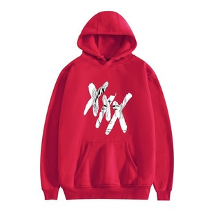 Трансграничная горячая Распродажа XXXTENTACION памятная рубашка повседневный мужской и женский свитер с капюшоном с 2D принтом осень и зима в наличии оптом