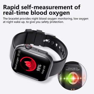 Cross-border F59 watch blood glucose heart rate blood pressure blood oxygen health monitoring SOS call smart watch sports watch