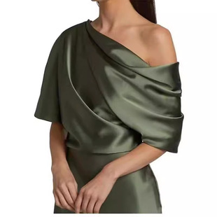 Amazon source a generation of banquet dress shoulder dinner party evening dress Suzhou wedding dress