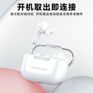 Gongfulong source factory in stock touch pop-up window 5.0 wireless Bluetooth 4 generation small tws transparent creative headset