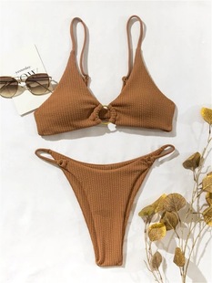 2022 european and american amazon AliExpress hot sale swimsuit sexy elastic swimwear women's swimsuit bikini