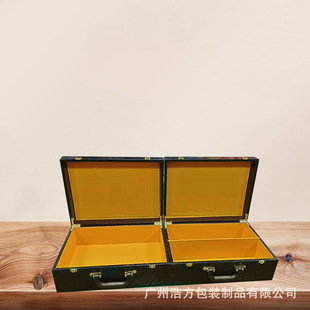 Spot new leather shoe box high-end shoe box pu wooden box factory shoe box wooden box ceramic cupping gift box