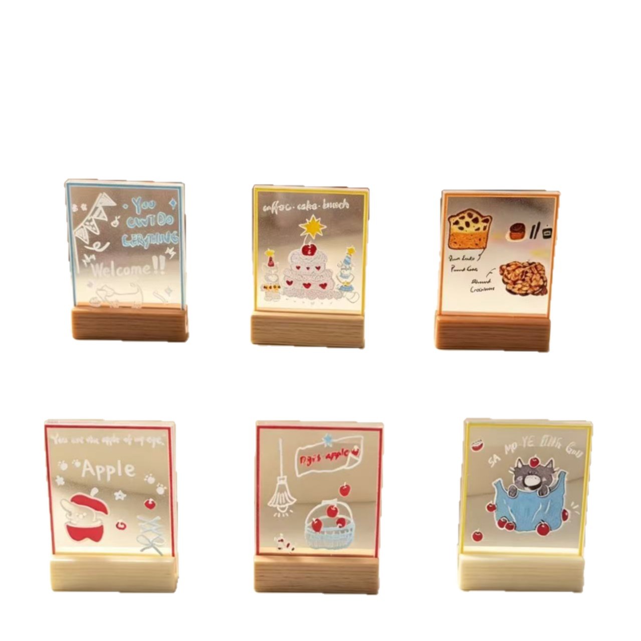 【Transparent Standee】Wholesale Creative DIY Resin Cartoon Simulation Food Toy Bread Miniature Scene Miniature Landscape