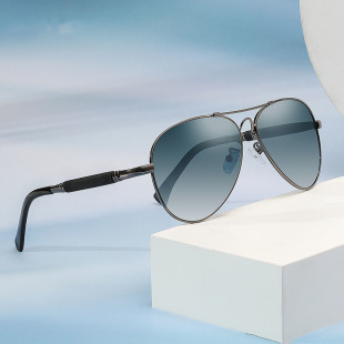 Sunglasses HD Sunglasses Men's Large Frame Driving Driver's Glasses Polarized Glasses Fishing Day and Night Dual-Use Toad Glasses