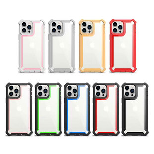 Shockproof High Clear Hard Phone Case for i15 Pro Max