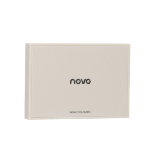 NOVO six-color eye shadow plate earth color sparkling super flash no makeup waterproof senior sense ins affordable students