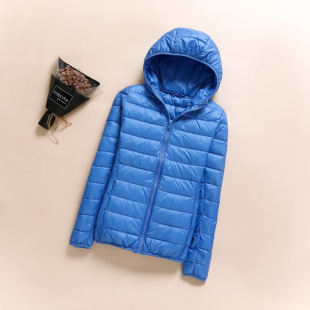 Double-sided wear light down jacket women 200kg double-sided wear ultra-light ultra-thin fat mm plus fat plus size mother