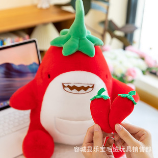 Creative Pepper Shark Plush Toy Cross-border Funny Big Shark Doll Marine Animal Doll Exchange Doll Batch