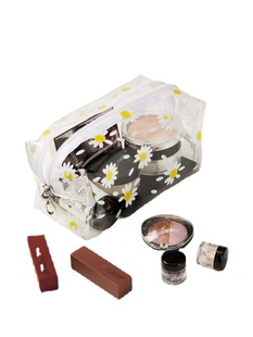 Transparent cosmetic bag large capacity wash bag PVC waterproof portable storage bag travel storage bag logo can be made
