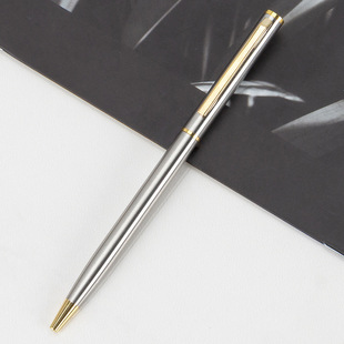 Stainless steel very fine 1.0 oily hotel signature lettering logo advertising gift small Xihua Gao Shibi custom