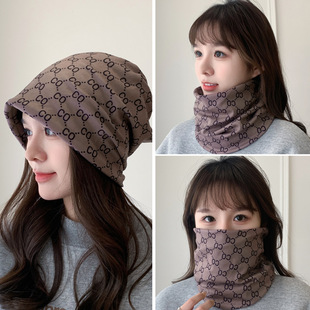 Cold-proof Warm Neck Protection Wind-proof Twist Hat Autumn and Winter Varied Neck Multi-function Neck Sleeve Women's Knitted Mask