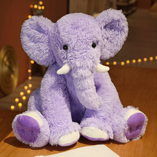Doll Yats Plush Toy Rag Doll Doll Baby Elephant Sleeping with Sleeping Pillow Birthday Gift Colorful Elephant