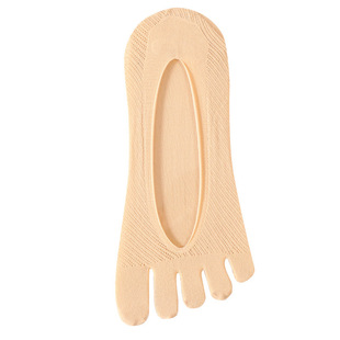 Five-Finger Socks, Summer Stockings, Toe Socks, Heel Straps, Five-Toe Socks, Ultra-Thin Breathable Non-Slip Sweat-Absorbent Velvet Women's Socks