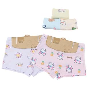 Lucky Rabbit Children's Underwear Female Student Modal Cotton Girls Baby Medium and Large Children's Boxer Card Headwear Cool Underwear