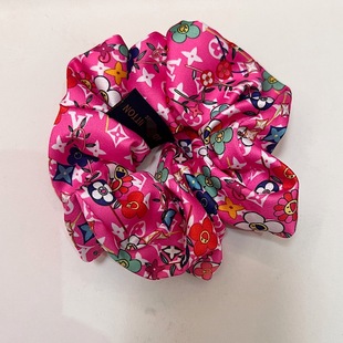 New sunflower hair ring fresh fashion Joker hair rope large intestine hair ring hair accessories wholesale