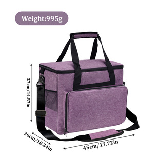 Cross-border hot sewing machine weaving tool storage bag outdoor travel portable trolley case plug bag thickened dustproof