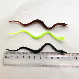 Plastic Simulation Snake Halloween April Fool's Day Scare Tricky Small Toy Venue Layout Fake Snake