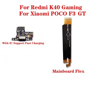 For Xiaomi Poco F3 GT Red Rice K40 Game USB Charging Port Microphone Tail Plug Board Motherboard