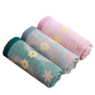 Gauze Towel Japanese Pure Cotton Four-layer Towel Adult Soft Face Wash Towel Household Absorbent Face Wipe Face Towel Wholesale