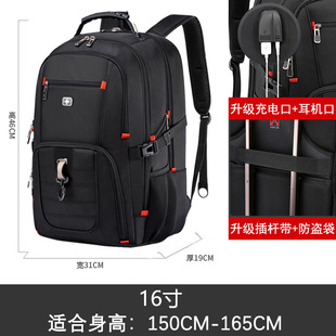 Swiss Sergeant Knife Backpack Large Capacity Business Travel Computer Junior School Student Schoolbag Travel Men's Backpack