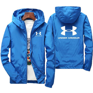 2025 Amazon Autumn Men's Fashion Hooded Jacket Young Handsome Slim-fit Thin Loose Windbreaker Clip