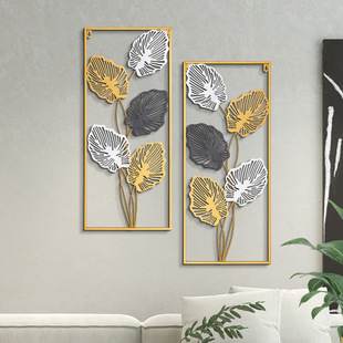 New Chinese Style Iron Wall Decoration Living Room Background Wall Porch Decoration Pendant Modern Nordic Metal Home Decoration