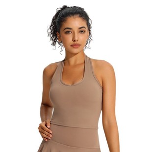 Sports Bra Women's Vest Shockproof Running Sexy Yoga Vest Top Women's Backless Rings Gathering Beautiful Back