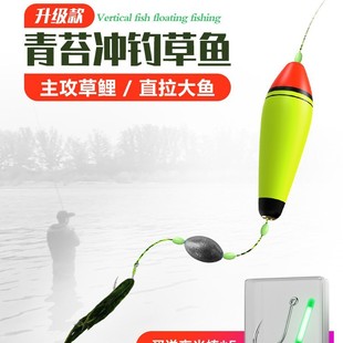 New Floating Fishing Set for Crucian Carp with Single Hook, Through-Line Fishing Float, Luminous Fishing Float, Hand Rod, Sea Rod, Lure Sliding Float Fishing Set
