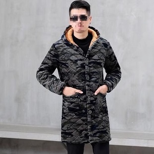 New Women's fleece-lined Thickened Cover Coat Winter Cotton Warm Loose Large Size Work Clothes Home Clothes Cotton