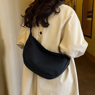 Cross-border Korean Style New Arrival Bag Crossbody Bag Women's All-match Female Student Shoulder Bag Fashionable All-match Solid Color Backpack