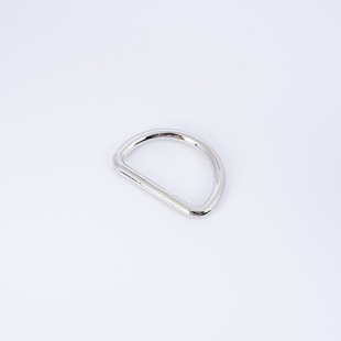 Clothing, Luggage, Hardware Accessories, Metal D-Shaped Buckle, Seamless Semi-Circular Backpack, Closed D-Shaped Buckle, Supports Customized Specifications