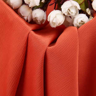 140g bark wrinkle fabric imitation acetate satin dress cloth polyester shirt women's fashion wrinkle cloth in stock