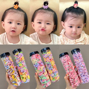 Summer children's hair band does not hurt girls rubber band baby head rope small hair accessories hair rope set rubber band wholesale
