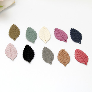 Imitation leaves ultrasonic embossing leaves DIY jewelry clothing children's leggings shoes and hats accessories cross-border accessories
