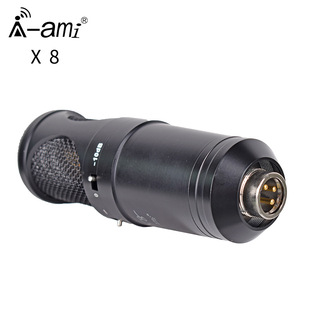 AMI X8 large shock film recording condenser microphone studio anchor room