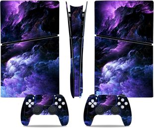 PS5 slim наклейка пленка защитная пленка для защиты от царапин водонепроницаемый skin sticker цифровой привод может 6
