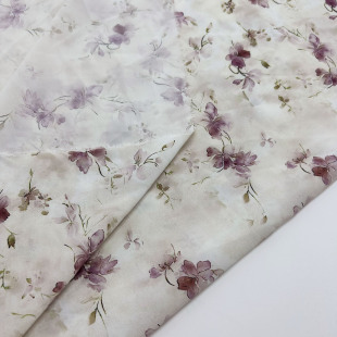 New in stock 110g thick matting satin small floral printing fabric women's dress shirt home clothes children's clothing