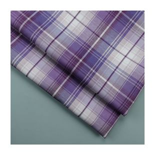 Pansy book polyester purple plaid children's clothing jk school uniform plaid skirt fabric luggage shoes hat hair accessories decorative fabric