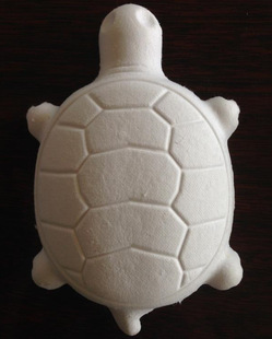 DIY white pulp mask hand-painted mask children's kindergarten teaching aids pulp turtle painting mask wholesale