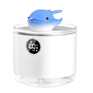 Desktop humidifier office bedroom portable mini air purifier night light fog volume hydrating humidifier