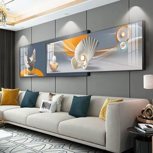 Foot R Bag Installation Light Luxury Living Room Decorative Painting Sofa Background Wall Hanging Painting Abstract Simple Overlay Painting Bedroom Bedside
