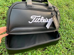 Cross-border Hot-selling Golf Clothes Bag Portable Shoulder Bag Satchel Travel Bag Double Layer Dry and Wet PU Lightweight Waterproof