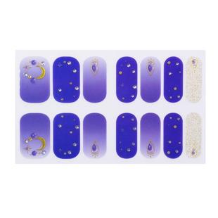 MY three-dimensional waterproof baking-free gel nail polish film full paste imitation diamond bronzing laser nail nail paste film Paper