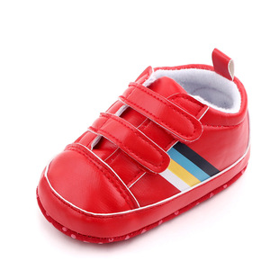 Spring and Autumn New Baby Shoes Double Velcro Toddler Baby Shoes Soft Sole Indoor Step Front Shoes Factory Outlet 2670