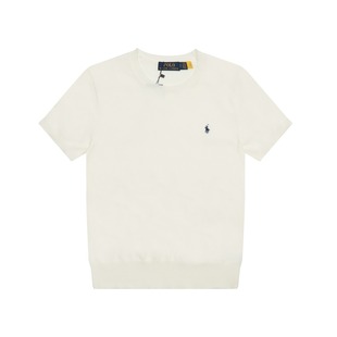 Rlavlauren Ralph Lauren классическая модная минималистская футболка с коротким рукавом с круглым вырезом
