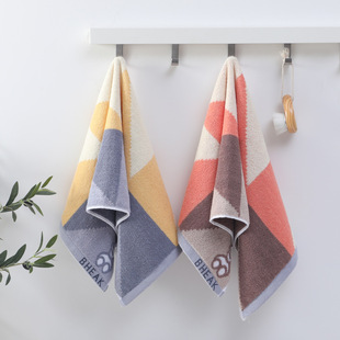 Triangle Bear Big Towel 33*73 Men's and Women's Household Face Wash Face Towel Soft Water Absorbing Face Wipe Hair Handkerchief Towel