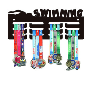 Creative Award Card Holder Acrylic Hanger Marathon Memorial Bronze Medal Hanger Home Decoration Wall Storage Rack