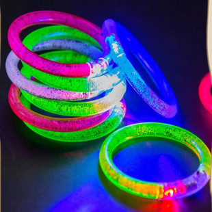Children's toys LED luminous bracelet concert performance cheer props bubble flash toys