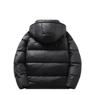 Black gold short hooded cotton-padded jacket lovers coat bright face padded warm cotton-padded outdoor bread clothing manufacturers wholesale