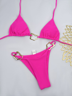 2025 новый Кини bikini трансграничный европейский и американский сексуальный ремешок сплит купальник женский бикини